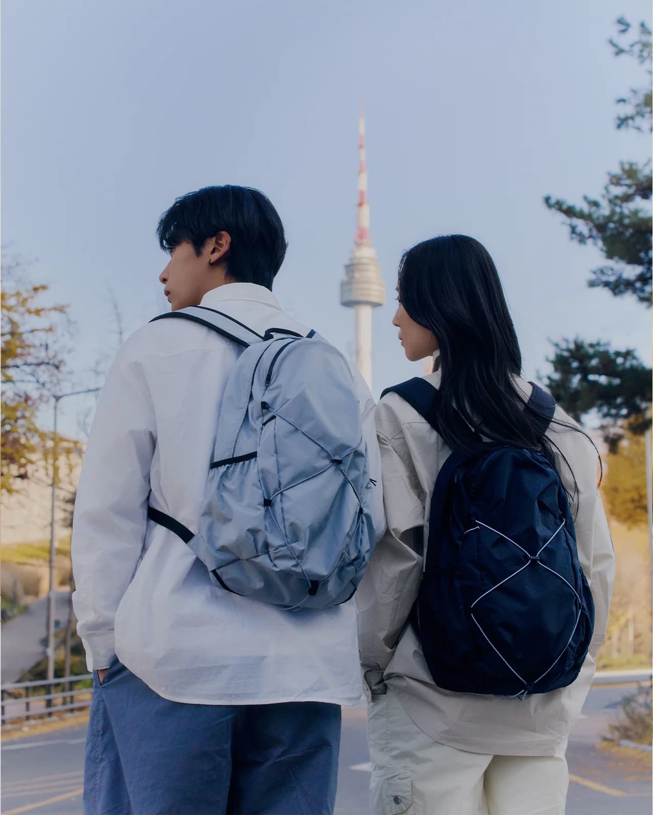 마지언타이틀 x 뉴믹스 백팩과 크로스백